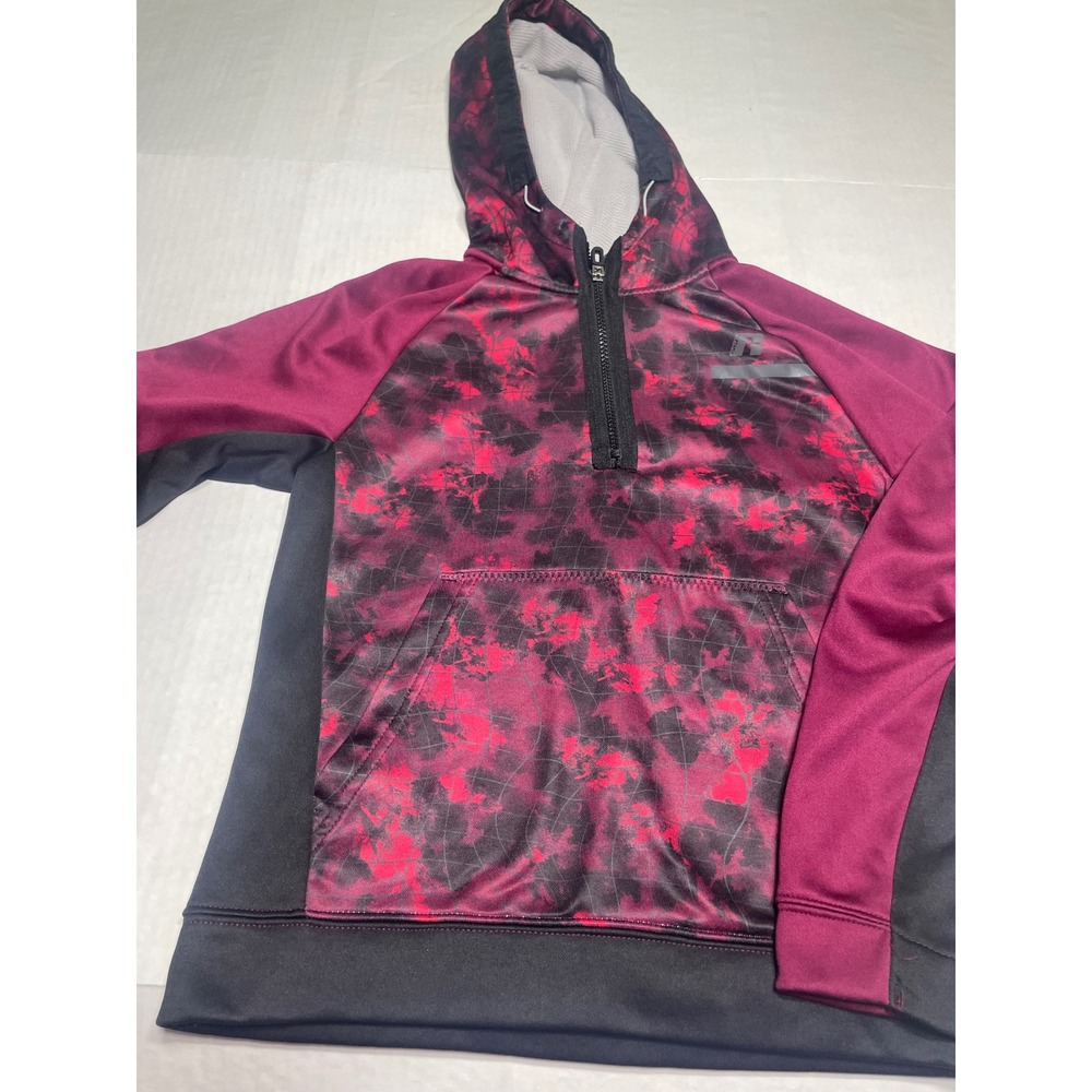 Russell Athletic Youth Boys Girls Hoodie Sweatshirt Size L 10-12โ Quarter Zip